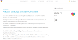 Die Stellungnahme der Lovoo GmbH in voller Länge